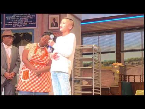 Adrian Visits Waitress to Sing "She Used To Be Mine" Live On Stage!