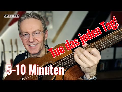 Gitarre lernen: 5 Übe-Routinen für jeden Tag, Anfänger, Fortgeschrittener oder Profi