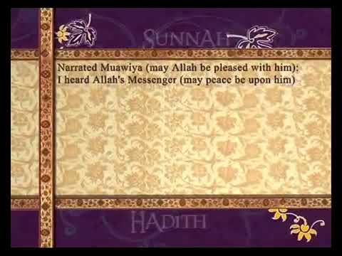 Hadees 42 English   If ALLAH wants to do good to a person