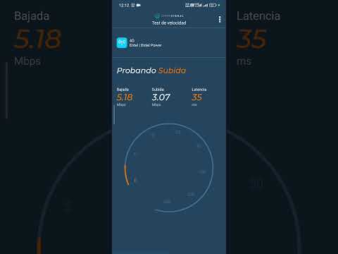 Prueba de  velocidad Entel 4.5G B4 y B2 Punchana, Maynas, Loreto - Perú
