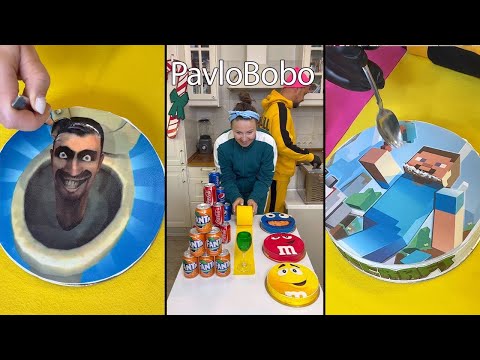 Jelly Eyeballs cake vs Skibidi toilet cake| Ice Cream Challenge | PavloBobo