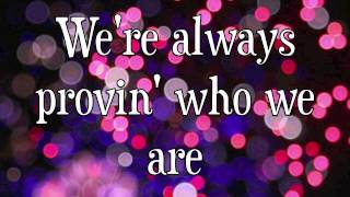 Glee Cast - Out Here On My Own With Lyrics in HD!!