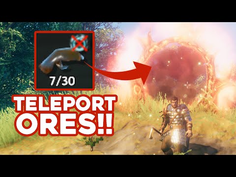 How to TELEPORT ORES & METALS EASILY In VALHEIM
