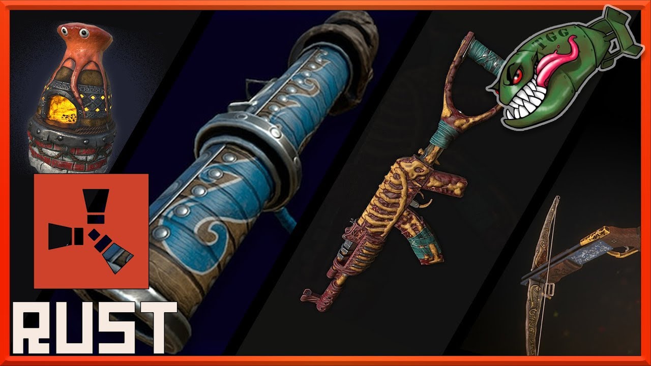 Rust Top Skins | Octo Furnace, Celtic Crossbow & Box, Virus Python, Decomp Ak #30 (Rust Skin Picks)