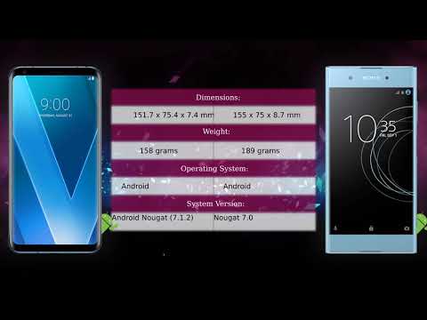 LG V30 vs Sony Xperia XA1 Plus - Phone comparison
