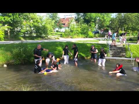 Cold water challange 2014 stadtbachhexen memminge