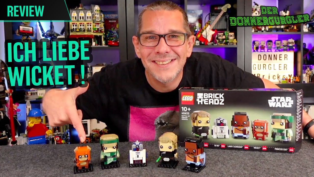 LEGO Star Wars - BrickHeadz - Helden der Schlacht von  Endor - 40 Jahre Star Wars ROTJ.