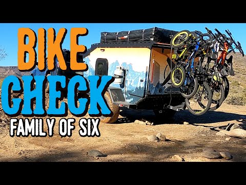 Trek Bike Check - Family of 6 Adventure Traveling #trekbikes