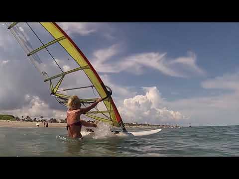 How to water start on a windsurfer