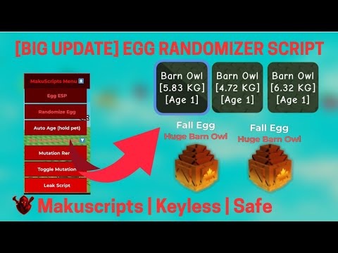 [БОЛЬШОЕ ОБНОВЛЕНИЕ] Генератор яиц | Осеннее обновление скрипта спавнера питомцев 🍁 | Без ключа —...