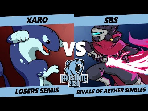 Frostbite 2020 RoA Losers Semis - Xaro (Orcane) Vs. RoA | SBS (Clairen) Rivals of Aether Singles