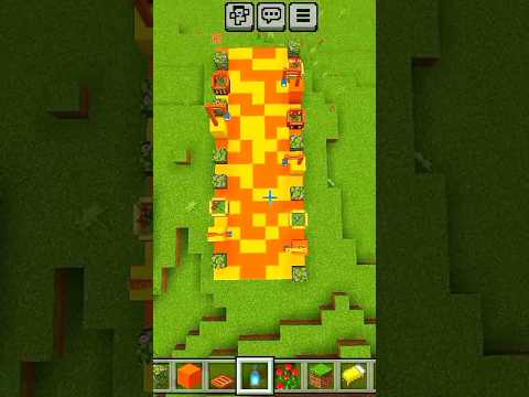 EPIC Minecraft Yellow Pathway Build! #shorts