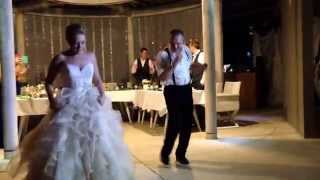 Epic father and daughter dance at wedding