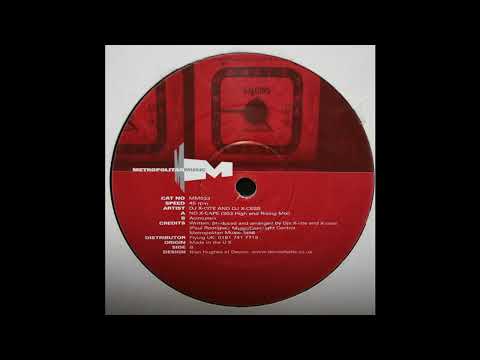 DJ X-Cite And DJ X-Cess - No X-Cape (303 High And Rising Mix) 1998
