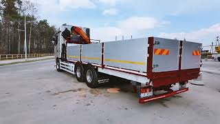 Mercedes-Benz ACTROS 2653 6x4 Palfinger PK 34002 SH Crane flatbed truck for sale - Image 4 | Autoline GH Mercedes-Benz ACTROS 2653 6x4 Palfinger PK 34002 SH Crane flatbed truck | Image 4 - Autoline