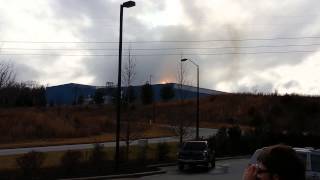 preview picture of video 'Gas Line Explosion Candler, NC'