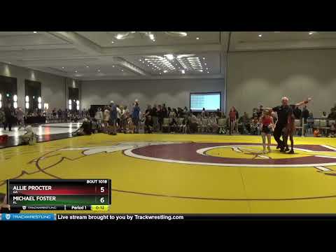70 Lbs Champ. Round 1 - Allie Procter, GA Vs Michael Foster, FL 9ceb