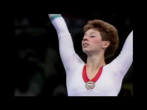 TO HUN FX 1988 Olympics   Andrea Ladanyi