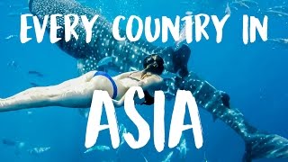 Travel 23 Countries of Asia and Australia In 230 Seconds!