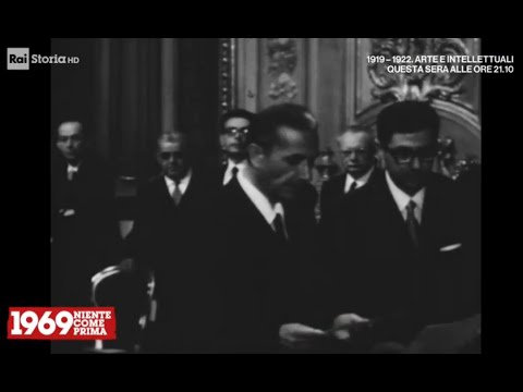1969: Giuramento del secondo Governo Rumor (DC)