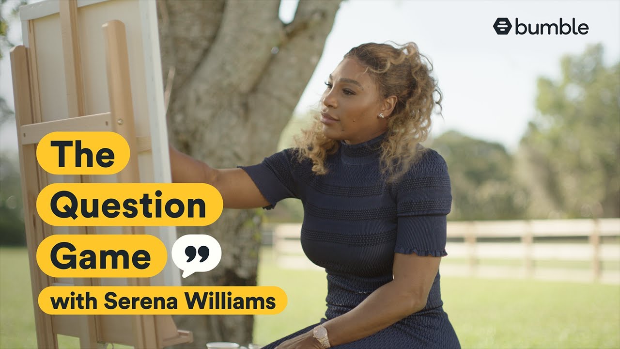 Tennis legend Serena Williams regroups at home and talks marriage & mystery | Bumbleâ€™s Question Game - YouTube