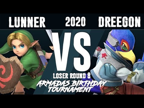 Armada's Birthday Tournament LR8 - Lunner (Young Link) Vs. Dreegon (Falco) Smash Ultimate - SSBU