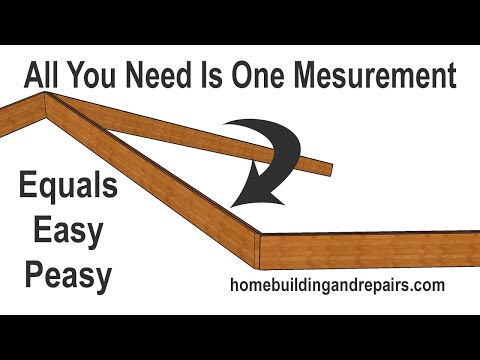 How To Calculate Important Span Measurement For A Hip Connecting Upper And Lower Roof Ridge