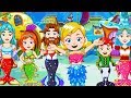 Pretend Play For Kids Pretend Fairytale Game For Kids Cartoons Little Mermaid Game For Kids