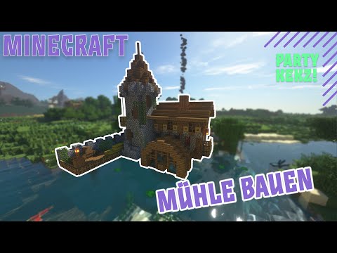 Eine Mühle mit Wasserrad bauen | Minecraft Mittelalterlich Bauen Tutorial [German/Deutsch]