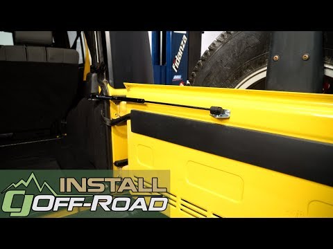 Jeep Wrangler Rugged Ridge Tailgate Assist Kit 2007-2010 Installation