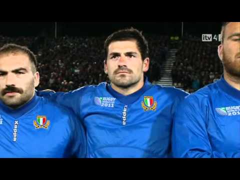 National Anthems  - Italy v Russia - Rugby World Cup 2011