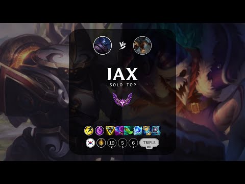 Jax Top vs Fiddlesticks - KR Master Patch 13.13