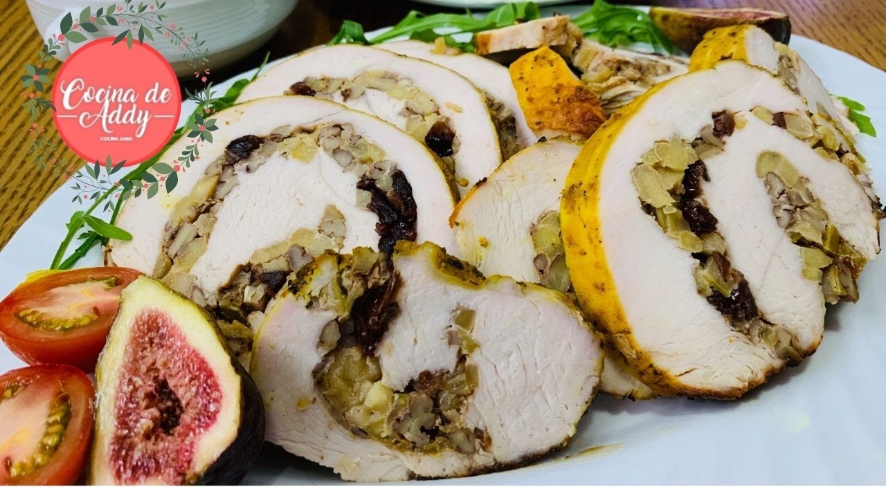 Watch PECHUGA DE PAVO RELLENA con manzana + Gravy de verduras. Receta Navideña p/Diabetes |Cocina de Addy Now PECHUGA DE PAVO RELLENA con manzana + Gravy de verduras. Receta Navideña p/Diabetes |Cocina de Addy