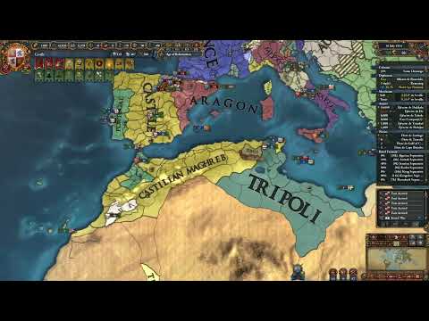 Eu4 Beginner 1.34 Walkthrough - France attacks!  - Castile/Spain #9