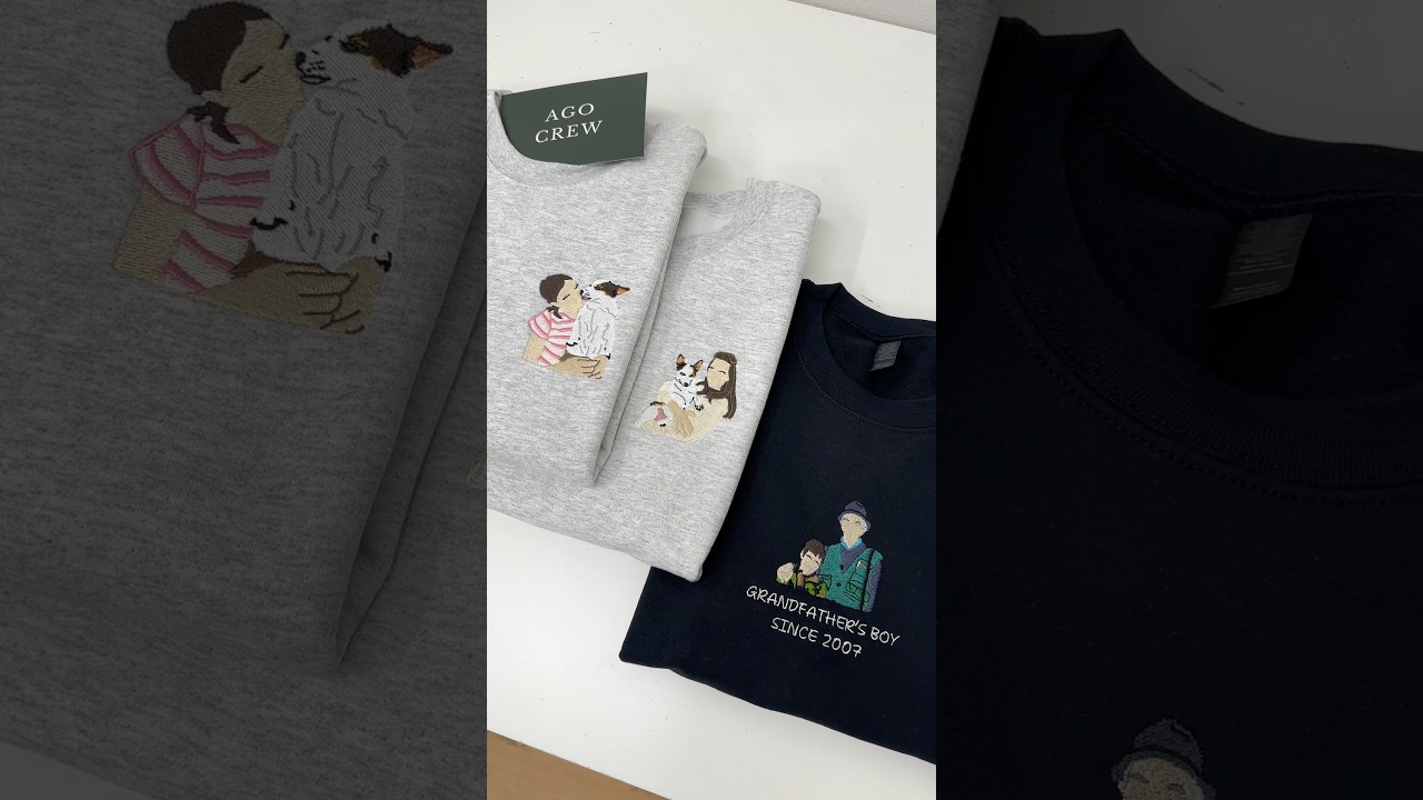 3 felpe personalizzate per 3 gemelli 🎁 | Idee regalo uniche by Agocrew