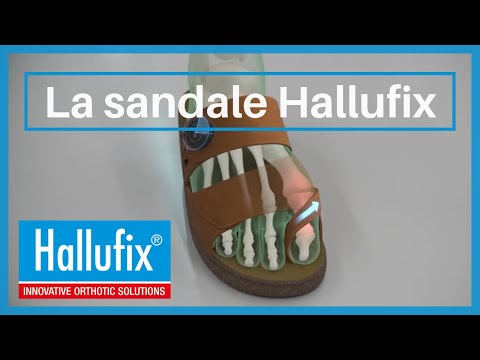 La sandale Hallufix