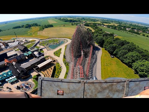 Zadra Wooden Coaster POV - Energylandia GoPro HQ