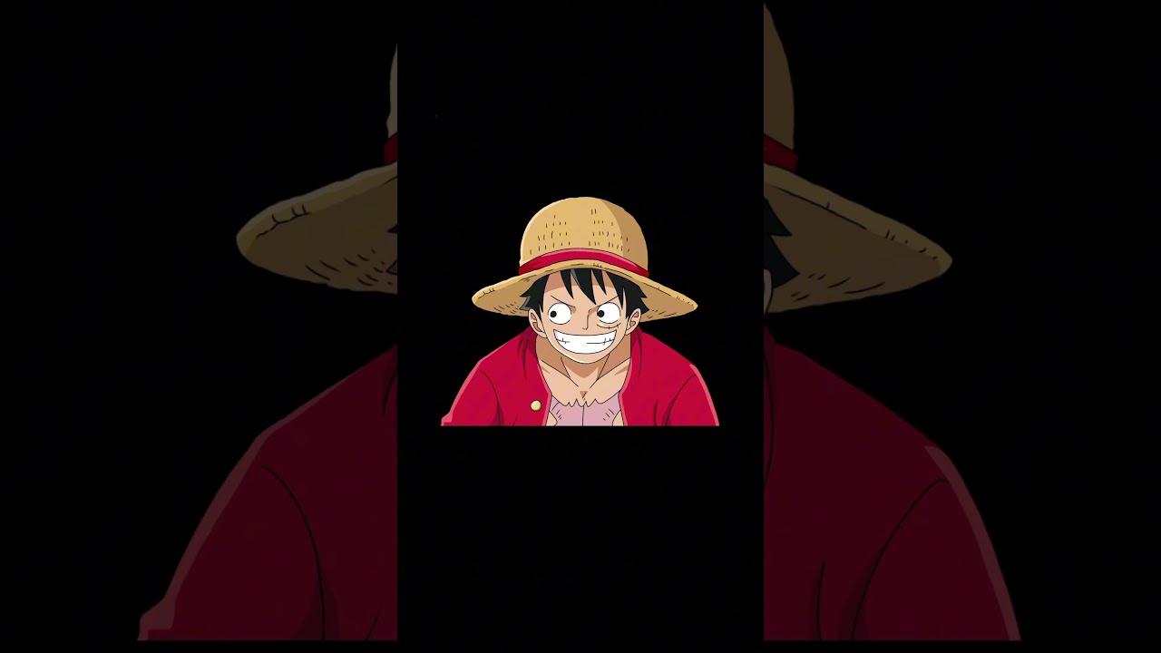 Animation of Luffy with moving eyes