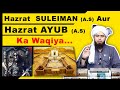Very BEAUTIFUL Waqia of Prophet SULEIMAN and Hazrat AYUB in URDU, HINDI HD | 2020