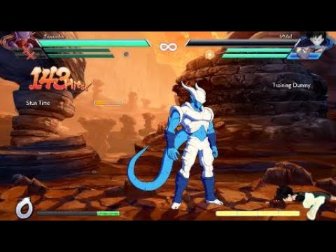 DBFZ: Teen Gohan Corner Carry Combo (Sparking ToD / 0.5 Bar Start) [1.18]