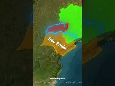 Você já reparou que Minas Gerais tem uma região que parece literalmente uma ponta?