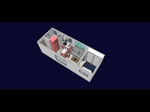 CASA 3X8 CON 1 HABITACION