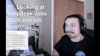 IT: Looking at Helpdesk Jobs 2026 and Job posting