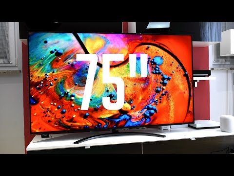 Der beste 75" LED TV? - 2019 LG NanoCell 4K TV (75SM9000) Review (Deutsch) | SwagTab