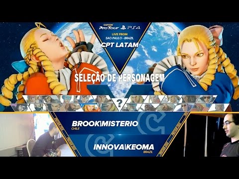 SFV: Brook|Misterio vs Innova|Keoma - CPT Latin American Finals Top 8 - CPT2016