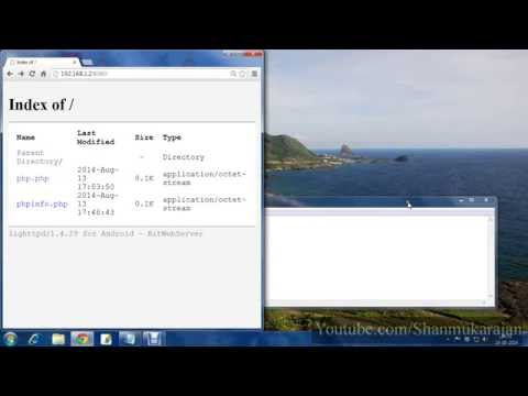 Make Android Mobile as PHP/MySql Web Server
