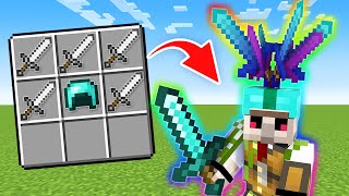 【マイクラ】チート装備を使ってマインクラフト!