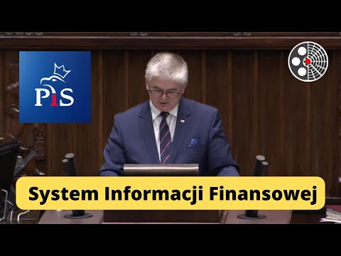 Adam Gawęda o Systemie Informacji Finansowej i rejestrze