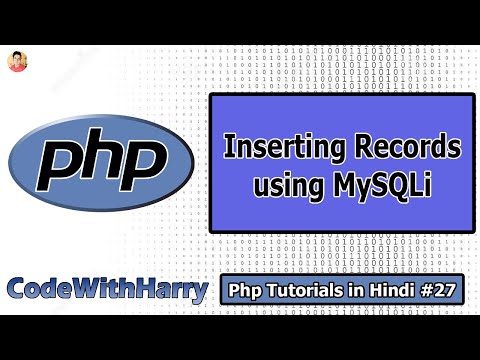 Insert Data Into MySQL Using MySQLi using php | PHP Tutorial 27
