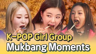 K-POP Girl Group's Mukbang Moments🤤 From Babymonster to Moonbyul & ITZY